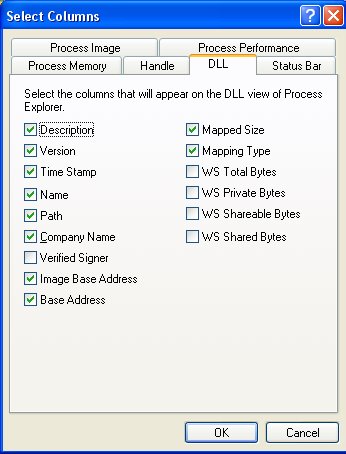 Process Explorer Select Columns DLL.jpg